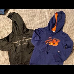 2 Toddler Boy Athletic Pull Over Hoodies